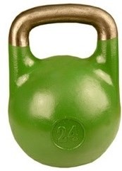 Гиря 24 кг. для соревнований ВФГС (зеленая)