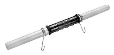 Гриф гантельный В-25 мм с мягкой обрезиненной ручкой  длина 35 см, замок-пружина