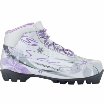 Лыжные ботинки SPINE NNN Lady (357/40) (бело/сиреневый), 36 р