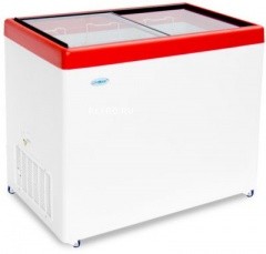 Морозильный ларь МЛП-250, низкотемпературный, крышка: прямое стекло, 800*600*830 мм