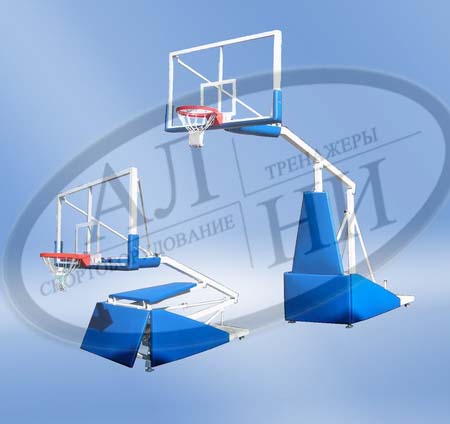 Стойка минибаскетбольная (стритбольная), складная, переносная, для откр. спортплощадок, и залов, без противовеса