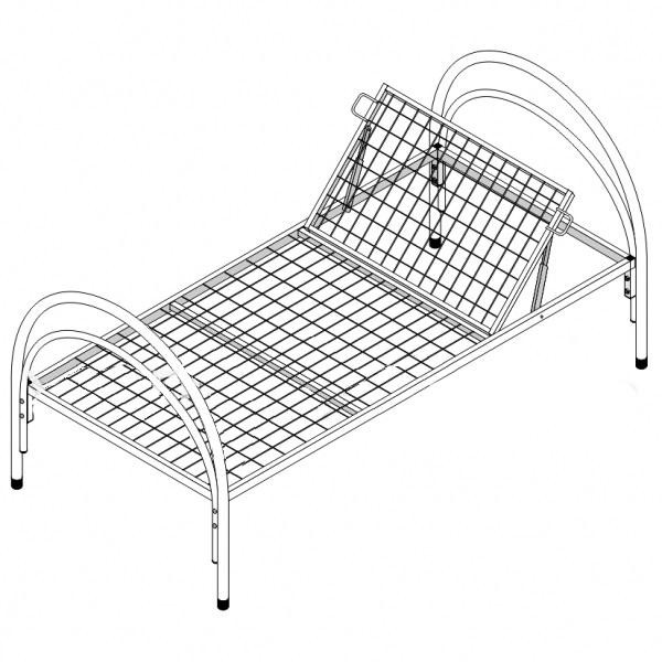 Кровать с подголовниками КМ-1П