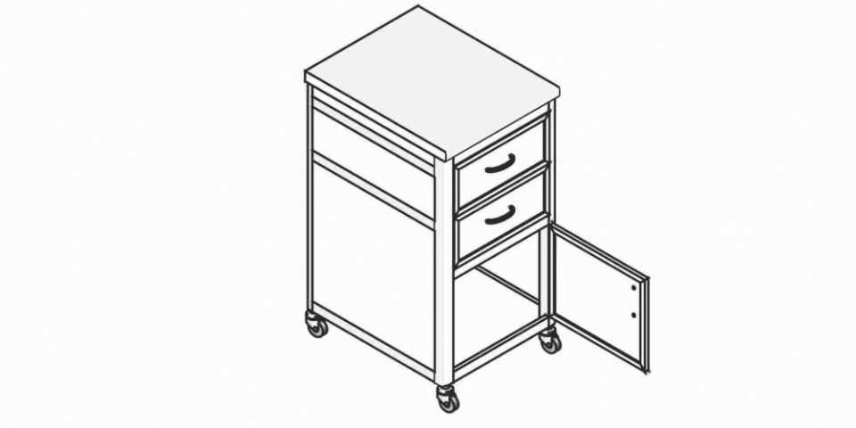 Тумба подкатная МА-9