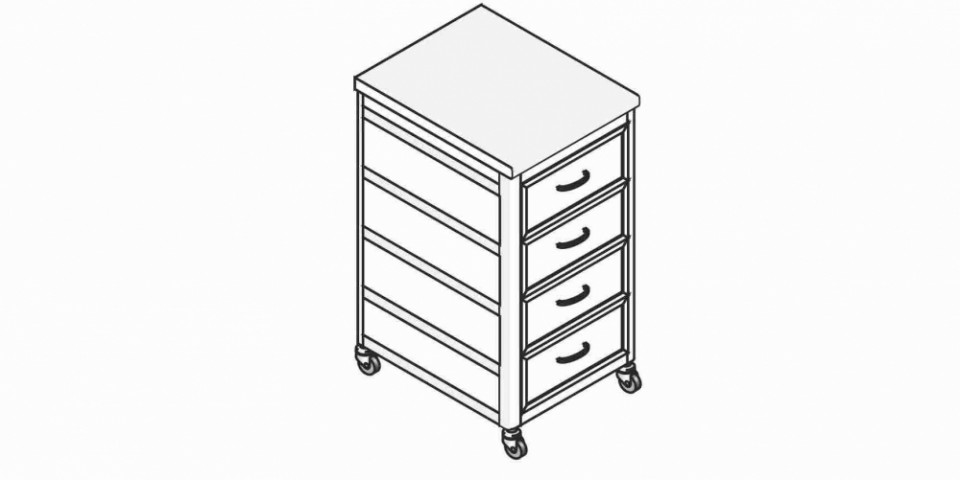 Тумба подкатная МА-10