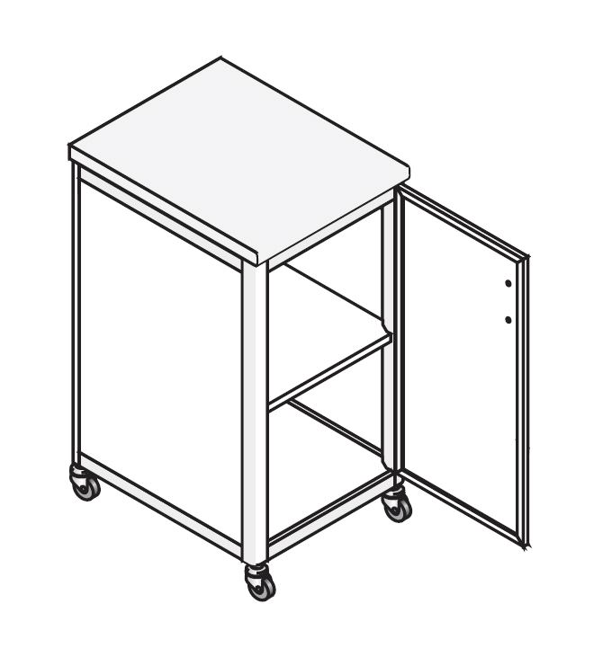 Тумба подкатная МА-23