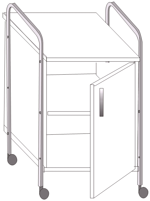 Тумба прикроватная МКП-01ш