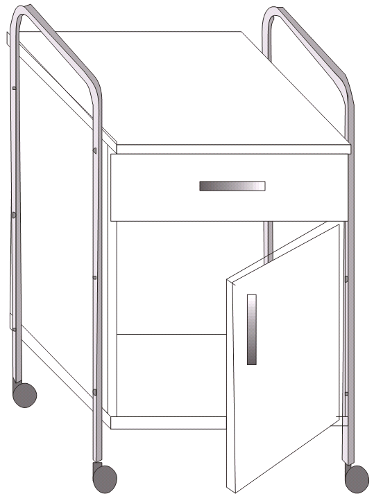 Тумба прикроватная МКП-02ш