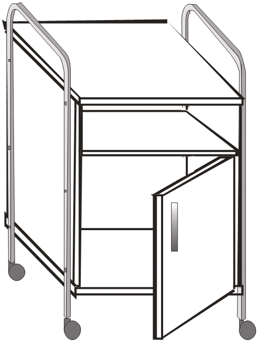 Тумба прикроватная МКП-06ш
