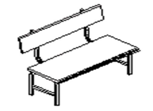 Банкетка медицинская со спинкой БС-03ш