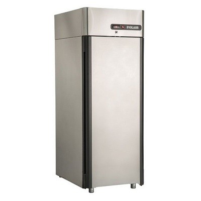 Холодильный шкаф с металлическими дверьми POLAIR Standard-m CM107-Sm, 697*917*1960 мм, среднетемпературный
