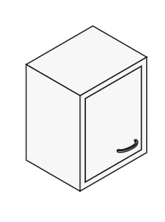 Шкаф навесной металлический ШН-3