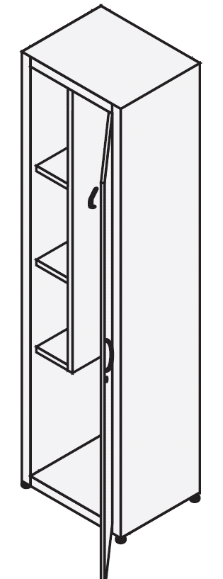 Шкаф для хозинвентаря ШМХ-1