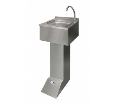 Рукомойник педальный 400х300х860, моечное отделение 325х265х100 (без смесителя), изготовлен из нержавеющей стали