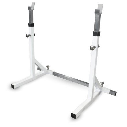 Стойка с двумя позициями для штанг (простая, нехромированная)