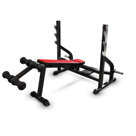 Скамья-стойка для жима  под углом вниз