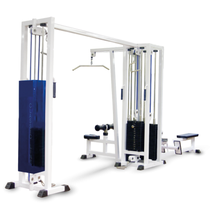 3-х позиционная станция с перекрестной тягой (грузоблок)