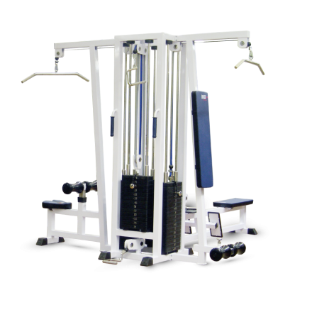 4-х позиционная станция с одинарной блочной рамкой (грузоблок)