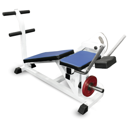 Пресс-машина, скручивание (свободные веса)