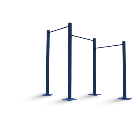 Турник трехуровневый