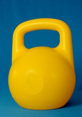 Гиря пластиковая с наполнителем 6 кг.