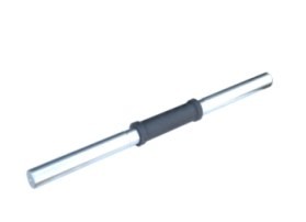 Гриф гантельный В-30 мм с эргономичной пластиковой ручкой длина 40 см, замок-пружина