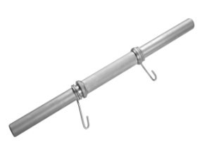 Гриф гантельный В-30 мм длина 45 см, замок-пружина