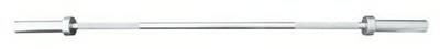 Гриф для штанги В-30 мм хромированный 1,8 м, замок-пружина