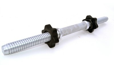 Гриф гантельный В-31х6 мм длина 45 см, замок-гайка