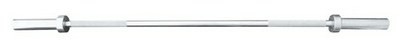Гриф для штанги В-50 мм хромированный 2,2 м, замок-пружина