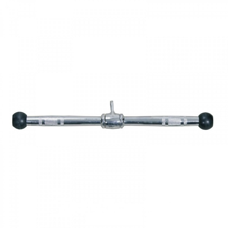 Ручка для тяги прямая, короткая с обрезиненными наконечниками