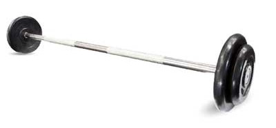 Комплект незразборных штанг 10-40 кг, шаг 5 кг