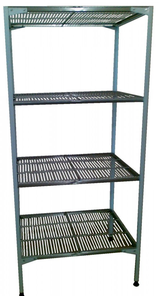 Стеллаж производственный с  решетчатыми полками 1200*600*2000