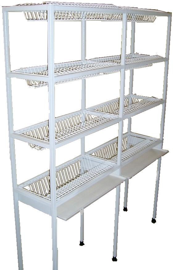 Стеллаж для посуды 600*300*1700