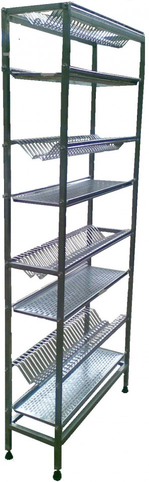 Стеллаж для посуды 600*300*1700