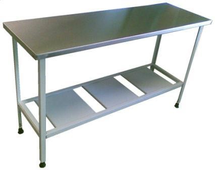 Стол производственный 1500*600*860 полка решетка