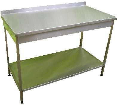 Стол производственный 1000*700*860 полка сплошная