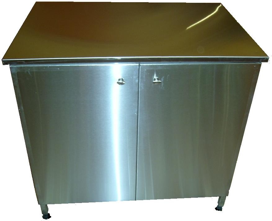 Стол-тумба с распашными дверями 1000*600*860 полка сплошная