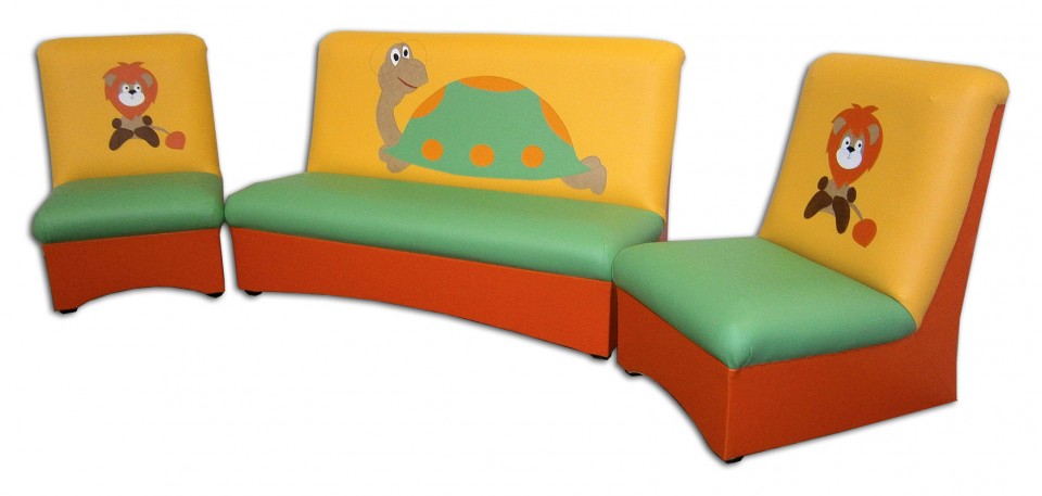 Диван «Мечта» с аппликацией  Черепашка