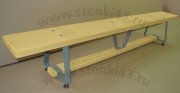Скамья гимнастическая 3,5 м. с металлическими ногами