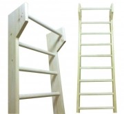 Стенка гимнастическая 2,4 х 0,8 м. с перекладиной для подтягивания (перекладины береза)