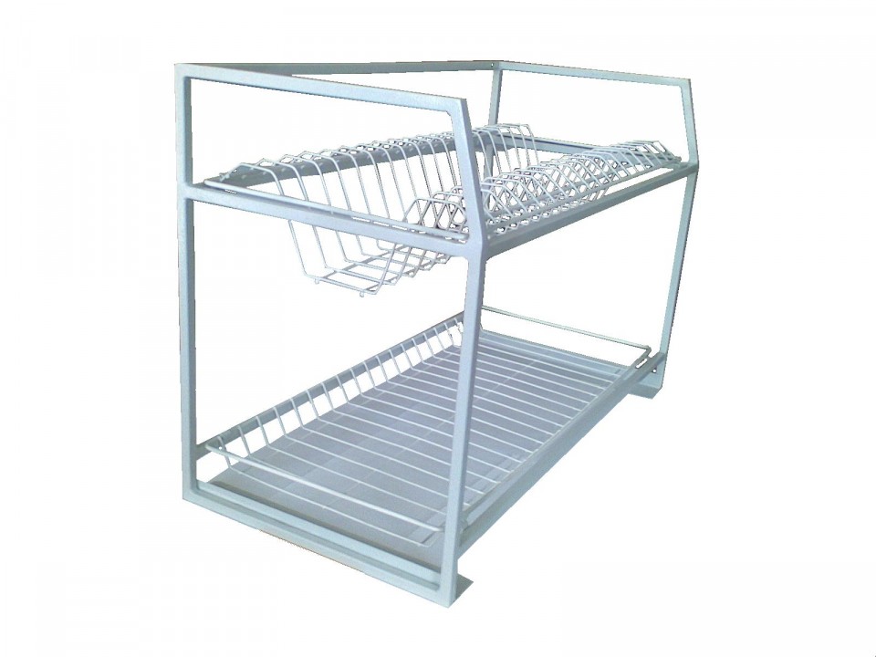 Полка для сушки посуды из окрашенного металла, 600*300*300