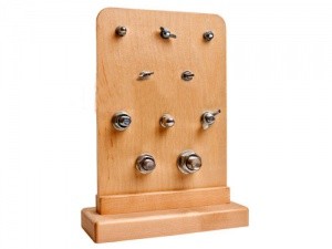 Болты с гайками для навинчивания на вертикальной доске 10 шт.