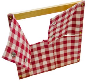 Рамка с кнопками на ткани (30,5, 33 см.)