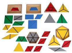 Голубые конструктивные треугольники. 1 ящик