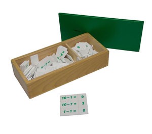 Ящик с примерами на вычитание