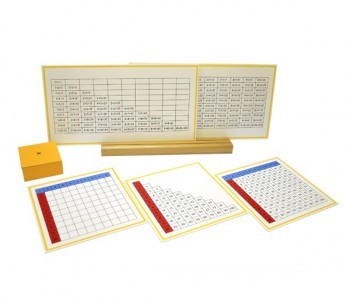 Подставка для рабочих и контрольных карт для умножения