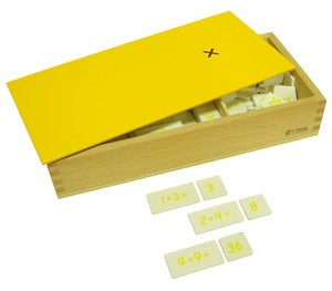 Ящик с примерами на умножение