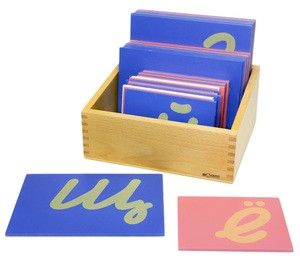 Шероховатые прописные буквы (наклонные) строчные 33шт. (h букв-5см)