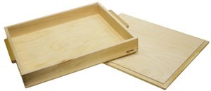 Поддон с крышкой для рисования на манной крупе