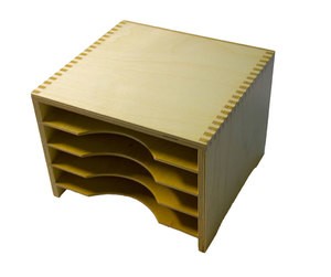 Шкафчик для ботанических рамок-вкладышей и контуров .4 отдела